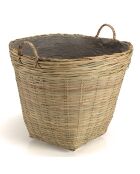 Pot de fleur Hector bambou  - 60x60x55 cm