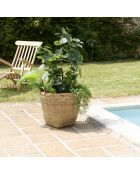 Pot de fleur Hector bambou  - 60x60x55 cm