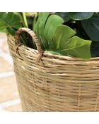 Pot de fleur Hector bambou  - 60x60x55 cm