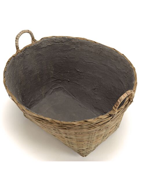 Pot de fleur Hector bambou  - 60x53x38 cm