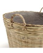 Pot de fleur Hector bambou  - 60x60x55 cm
