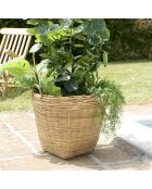 Pot de fleur Hector bambou  - 60x60x55 cm
