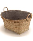 Pot de fleur Hector bambou  - 60x53x38 cm