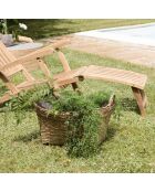 Pot de fleur Hector bambou  - 60x53x38 cm
