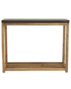 Console Hector bois/béton - 95.5x34.5x76 cm