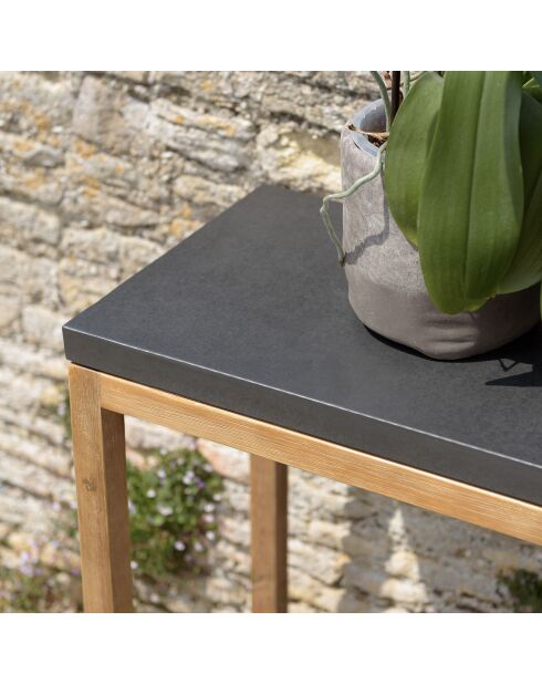 Console Hector bois/béton - 95.5x34.5x76 cm