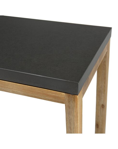 Consola Hector de madera/hormigón - 95,5x34,5x76 cm