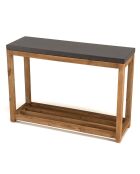 Console Hector bois/béton - 87x28x61 cm