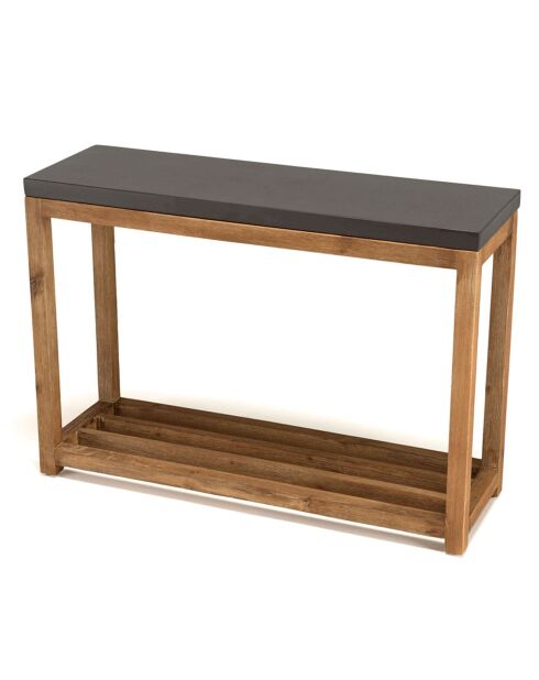 Hector console van hout/beton - 87x28x61 cm