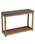 Console Hector bois/béton - 87x28x61 cm