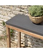 Console Hector bois/béton - 87x28x61 cm