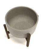 Pot de fleur Hector marron  - 53x53x53 cm