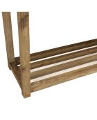 Console Hector bois/béton - 87x28x61 cm