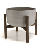 Pot de fleur Hector marron  - 53x53x53 cm