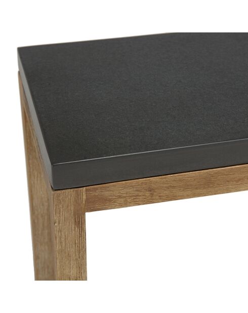 Console Hector bois/béton - 87x28x61 cm