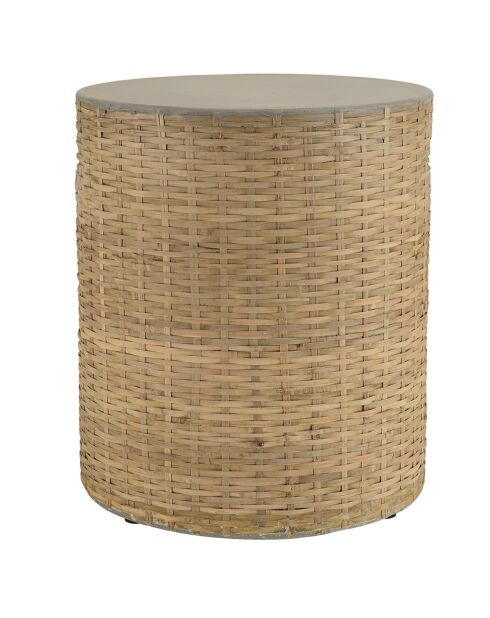 Hector bijzettafel van bamboe - 40x40x46 cm