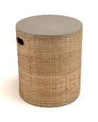 Table d'appoint Hector bambou  - 40x40x46 cm