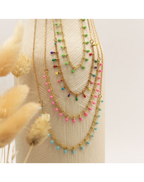 Collier Alegria en Laiton doré