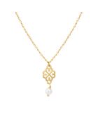 Collier Moïra en Laiton doré & Perle