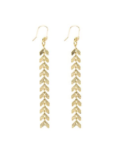 Boucles d'oreilles Pia en Laiton doré