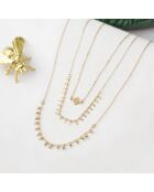 Collier Alegria en Laiton doré