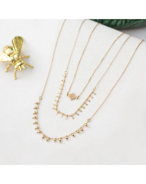 Collier Alegria en Laiton doré