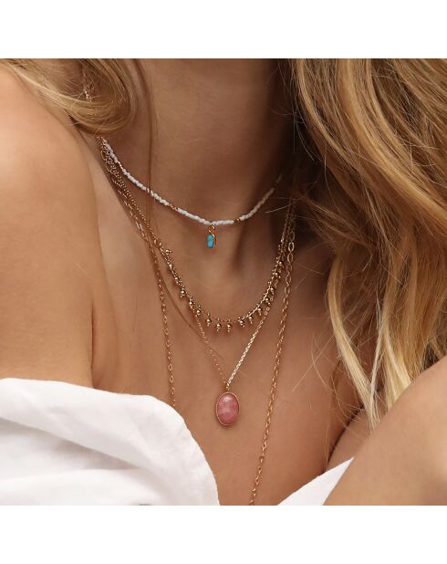 Collier Gypsie en Laiton doré