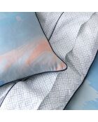 Parure housse de couette 100% Satin de Coton Bahia multicolore