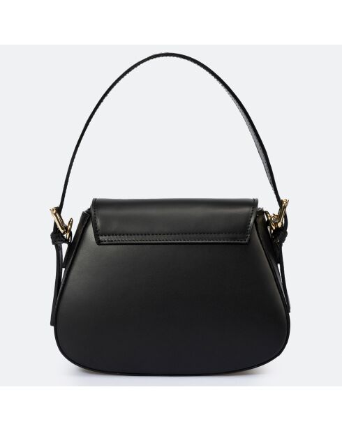 Sac à main en Cuir Edna noir - 24x9x19 cm