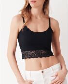 Crop top Ila noir