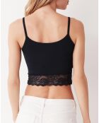 Crop top Ila noir