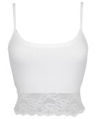 Crop top Ila blanc