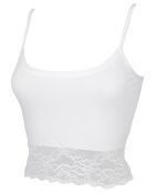 Crop top Ila blanc