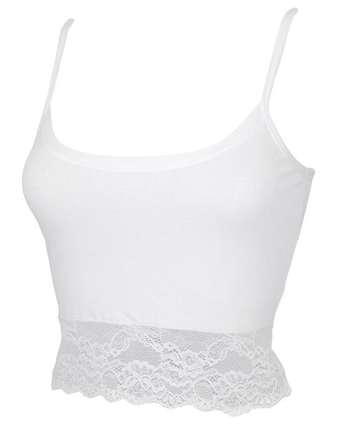 Crop top Ila blanc