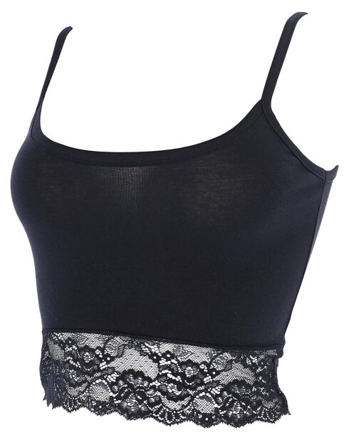 Crop top Ila noir