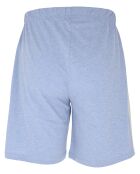 Pyjama manches courtes Naveen blanc/bleu denim