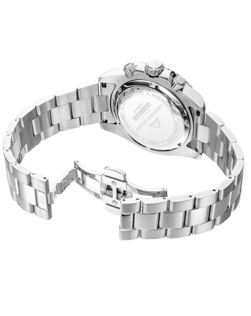 Montre Homme Quartz en Acier Marine argentée