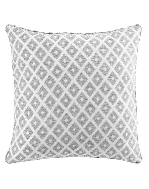 Coussin déhoussable Mariella gris