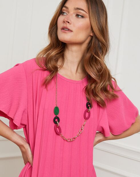 Robe Ecoval fushia