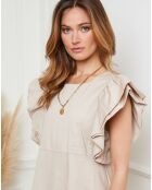 Robe Loulou beige