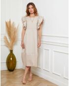 Robe Loulou beige