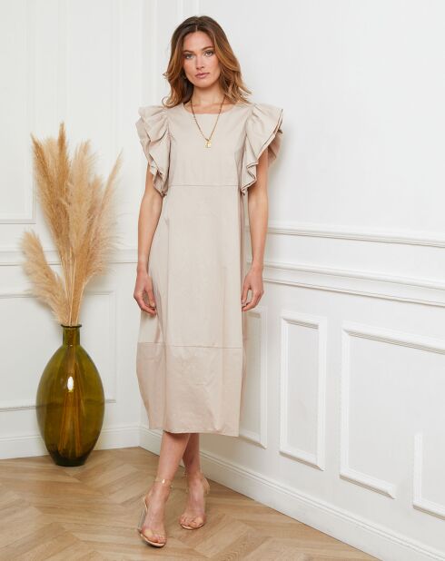 Robe Loulou beige