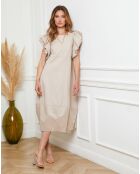 Robe Loulou beige