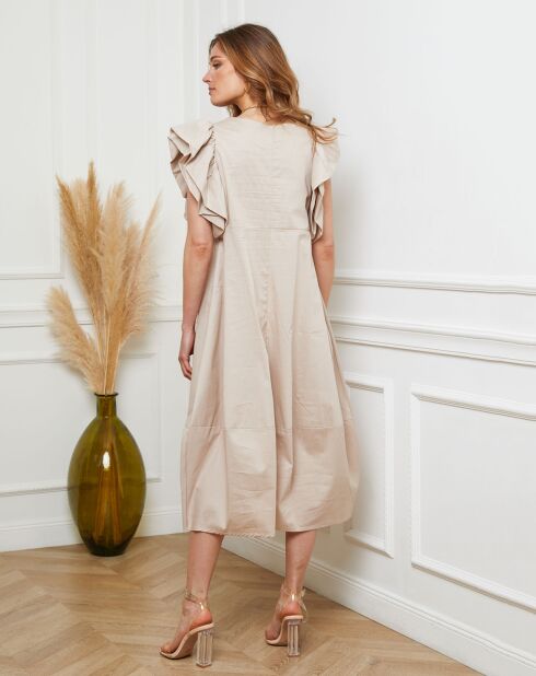 Robe Loulou beige