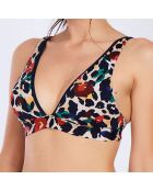 Haut de maillot de bain Aukana multicolore