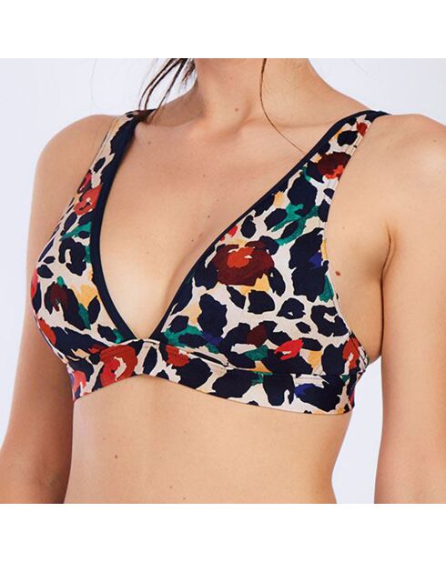 Haut de maillot de bain Aukana multicolore