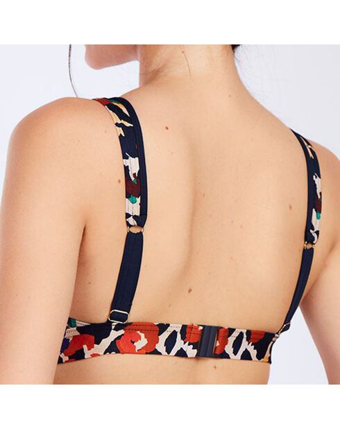Haut de maillot de bain Aukana multicolore