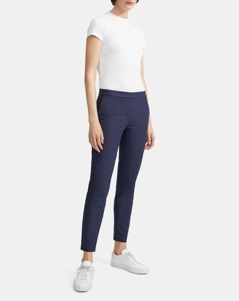 Pantalon en Coton mélangé Thaniel bleu marine
