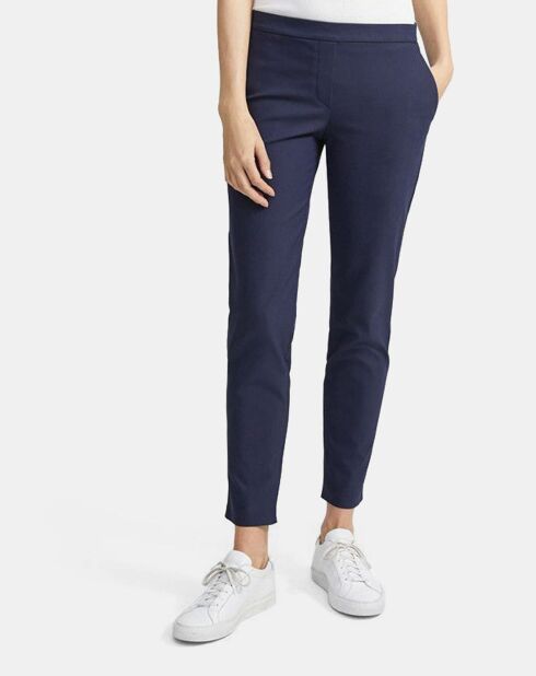 Pantalon en Coton mélangé Thaniel bleu marine