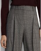 Pantaloni Grace grigi 100% lana